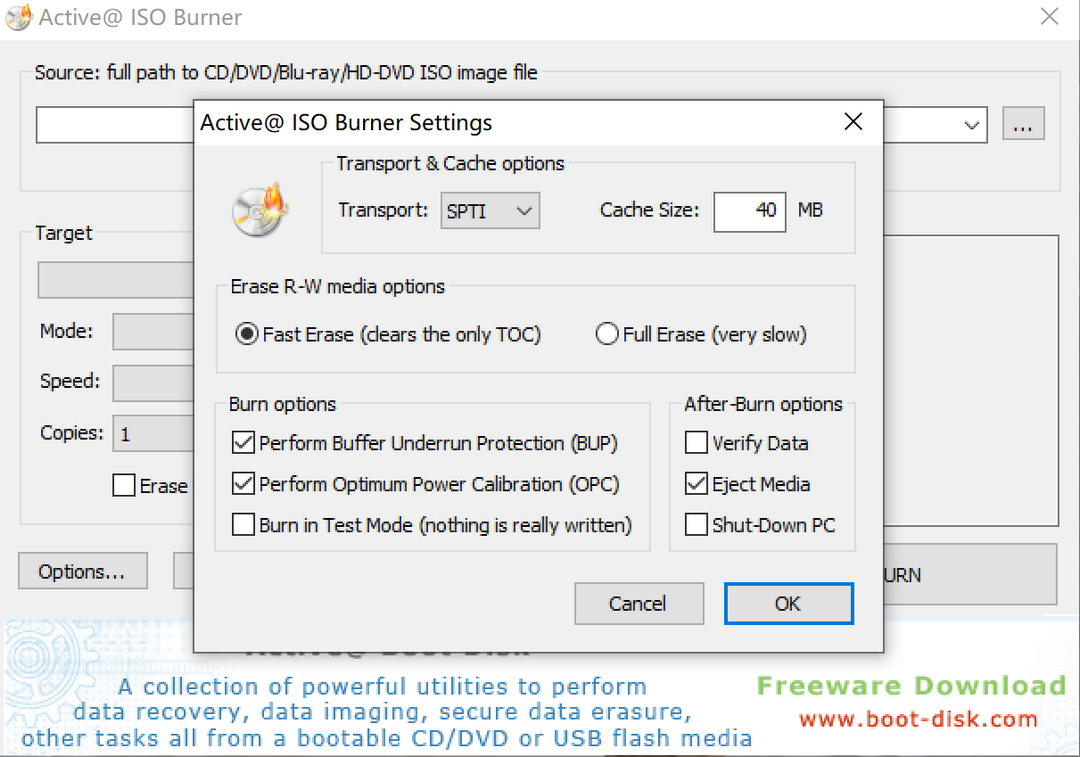 Active ISO Burner3.0